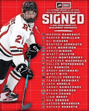 Image post by @westernhockeyleague on Instagram