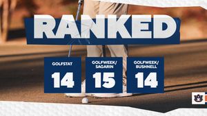Image post by @AuburnMGolf on Twitter