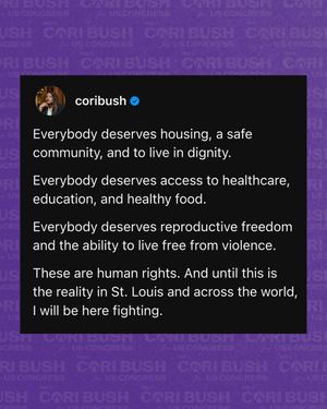 Image post by @coribush on Instagram