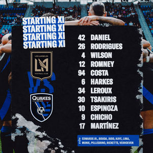 Image post by @SJEarthquakes on Twitter/X