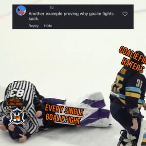 Image post by @hockeyfights on Instagram