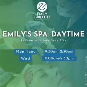 Image post by @emilygriffithtechnicalcollege on Instagram