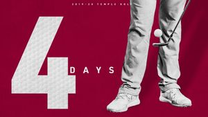 Image post by @TempleMGolf on Facebook