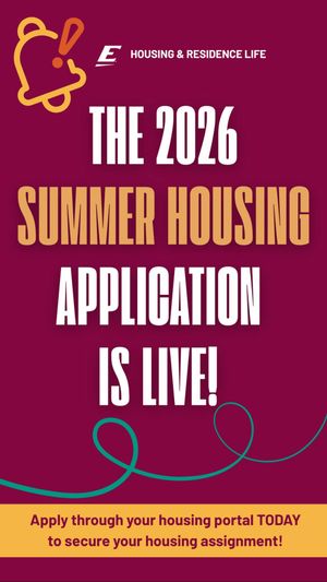 Video post by @EKUHousing on Facebook