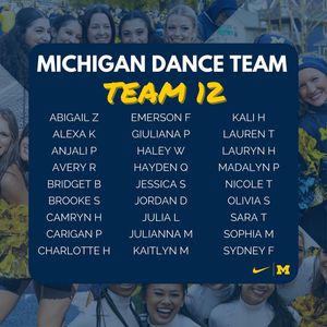 Image post by @umichdance on Instagram