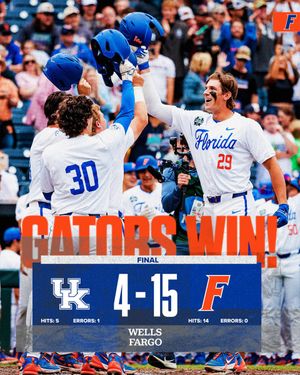 Image post by @GatorsBB on Twitter