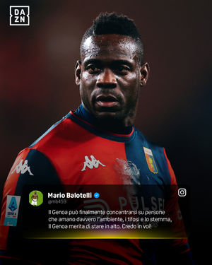 Image post by @dazn_it on Instagram