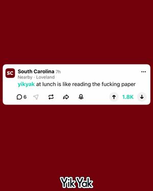 Image post by @yikyakapp on Instagram