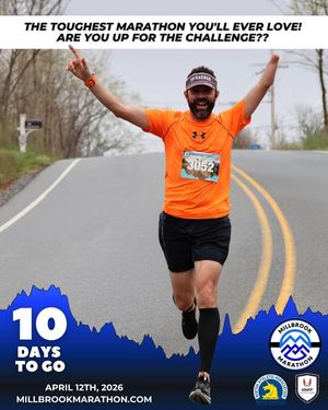 Image post by @millbrookmarathon on Facebook