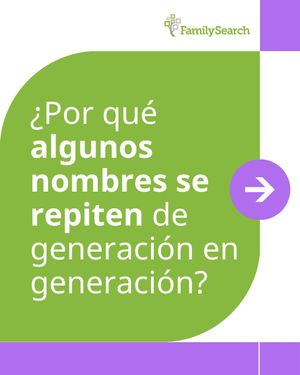 Image post by @familysearchesp on Instagram