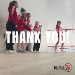 Video post by @mcgillsquash on Facebook