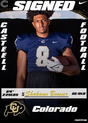 Image post by @CasteelFootball on Twitter