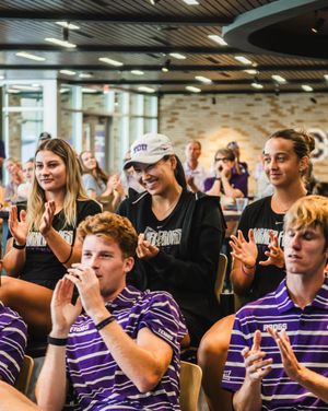Image post by @tcuwomenstennis on Instagram