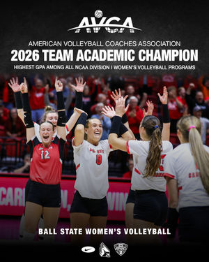 Image post by @ballstatewvb on Instagram