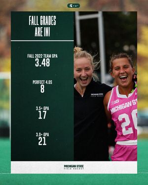 Image post by @MSU_FieldHockey on Twitter