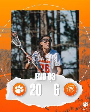 Image post by @ClemsonWlax on Twitter