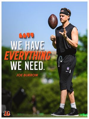Image post by @bengals on Instagram