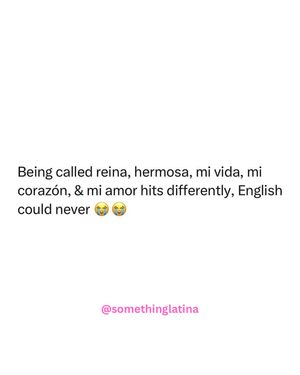 Image post by @somethinglatina on Instagram