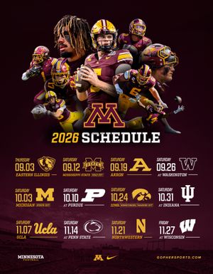 Image post by @gopherfootball on Instagram