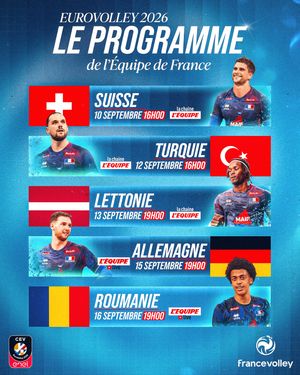 Image post by @equipefrancevolley on Instagram