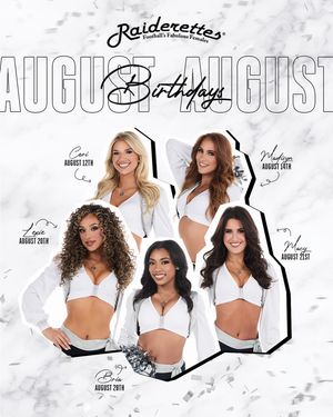 Image post by @raiderettes on Instagram