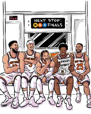Image post by @nyknicks on Twitter