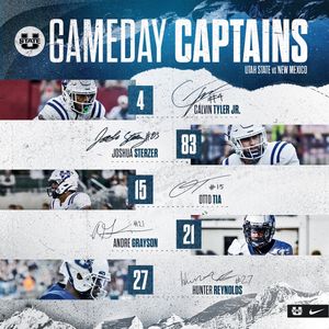 Image post by @USUFootball on Twitter