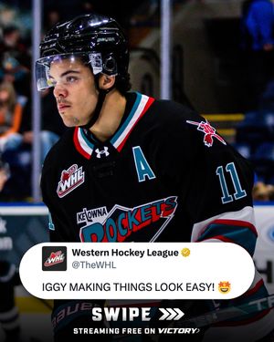 Image post by @westernhockeyleague on Instagram