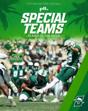 Image post by @stetsonfootball on Instagram