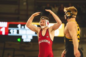 Image post by @ou_wrestling on Instagram