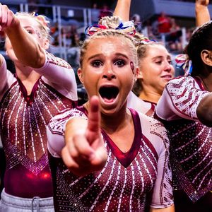 Image post by @ou_wgymnastics on Instagram