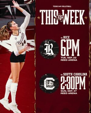Image post by @aggievolleyball on Instagram