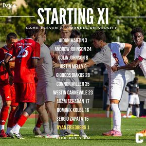 Image post by @cornellmsoccer on Instagram