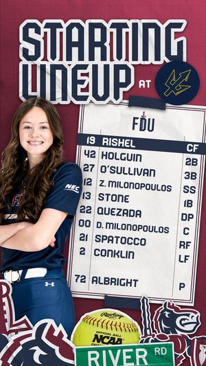 Image post by @FDUKnightsSB on Twitter