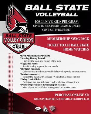 Image post by @ballstatewvb on Instagram
