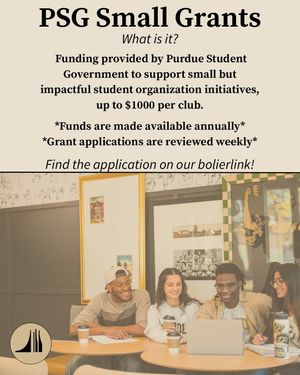 Image post by @purduestudentgovernment on Instagram