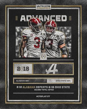 Image post by @CollegeFootballPlayoff on Facebook