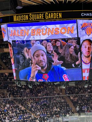 Image post by @sny_knicks on Twitter