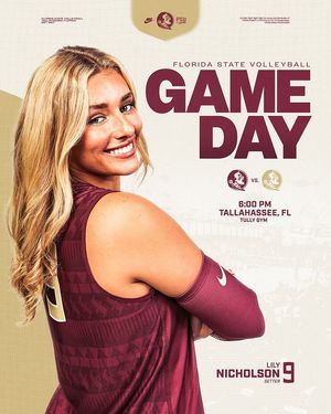 Image post by @fsuvolleyball on Instagram