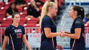 Image post by @RMUAthletics on Facebook