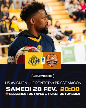 Image post by @usavignonpontetbasket on Instagram