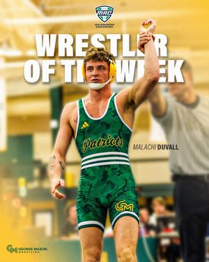 Image post by @gmuwrestling on Instagram