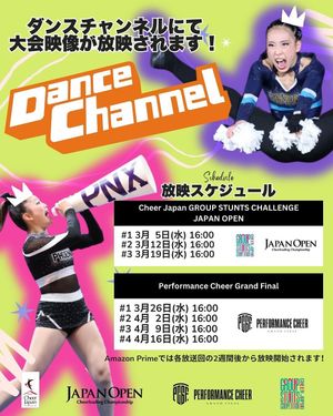 Image post by @cheer_japan on Instagram
