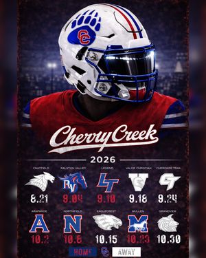 Image post by @cherrycreekfootball on Instagram