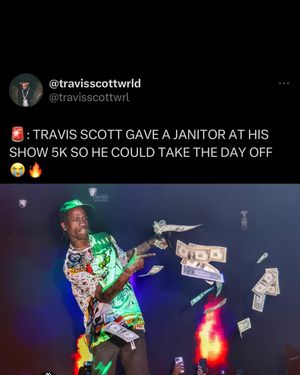 Image post by @travisscottwrld on Instagram