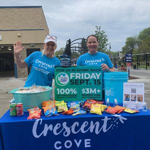 Image post by @CrescentCoveorg on Facebook