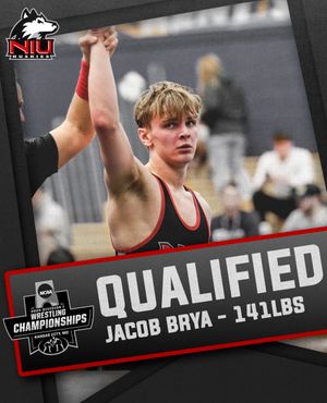 Image post by @NIUWrestling on Twitter