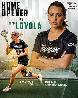 Image post by @towsonwlax on Instagram