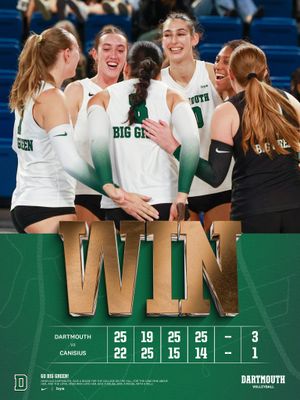 Image post by @dartmouthvball on Instagram