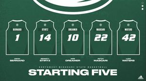 Image post by @NWBearcatMBB on Twitter